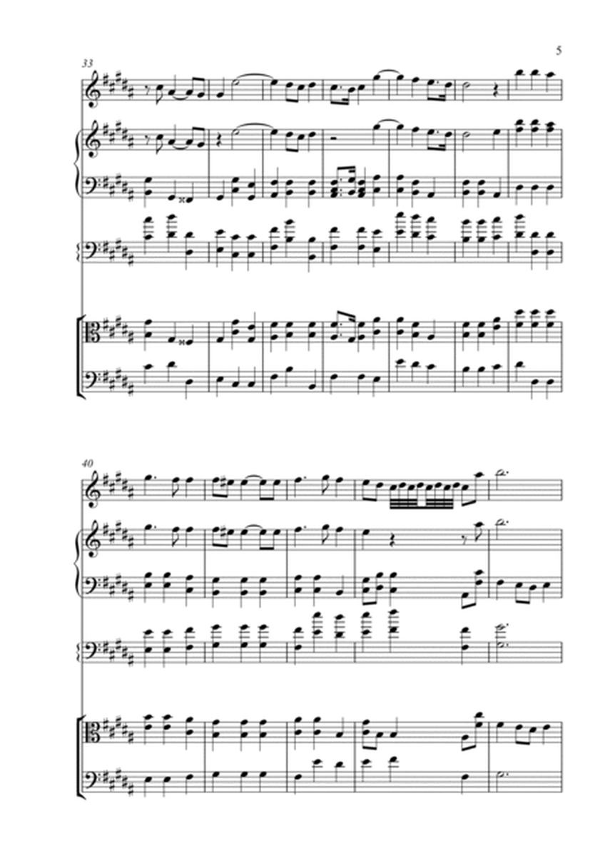 Georg Friedrich Händel: Largo "Ombra mai fu" (from the operas "Xerxes") - B major key image number null