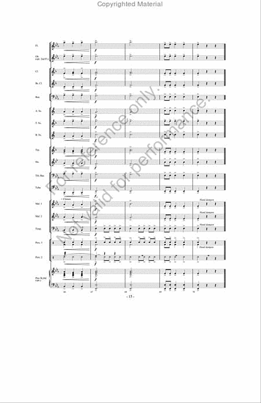 Songs Of Christmas Cheer! Concert Band scores gallery preview page 14