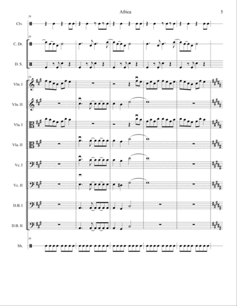 Africa String Quartet scores gallery preview page 5