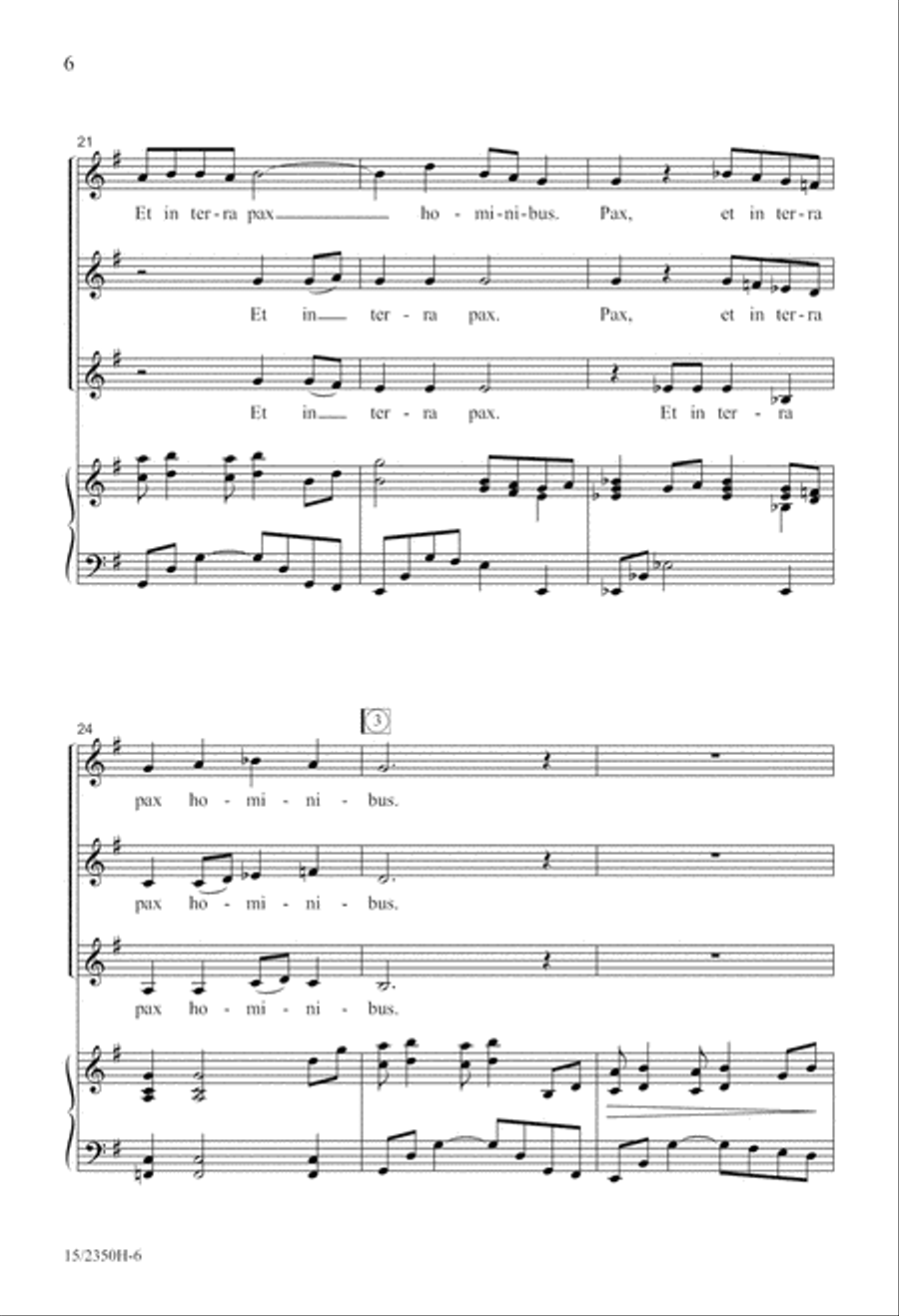 Et In Terra Pax Et In Terra Pax SSA scores gallery preview page 6