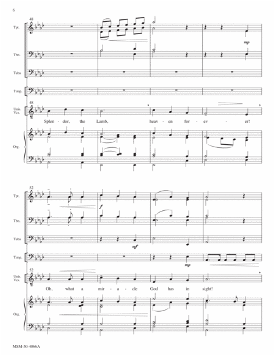 Alleluia! Jesus Is Risen! Choir scores gallery preview page 6