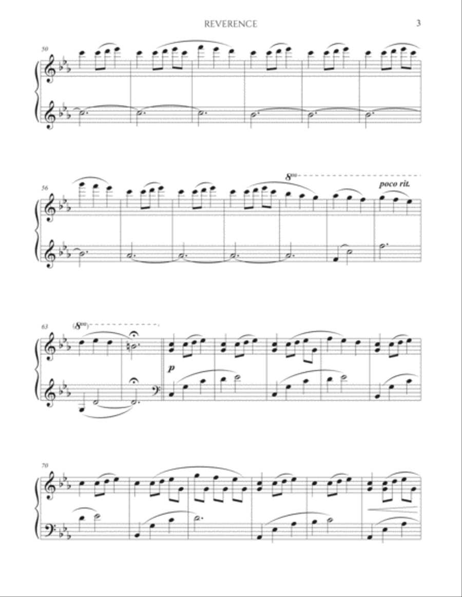 Martin Mayer - Reverence Piano Solo scores gallery preview page 3