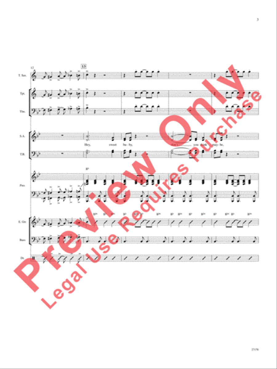 Hey, Good Lookin' Choir scores gallery preview page 4