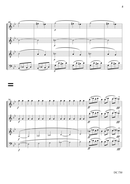 Mini Overture - for clarinet quartet