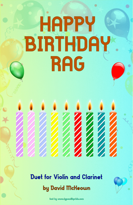 Happy Birthday Rag, for Violin and Clarinet Duet