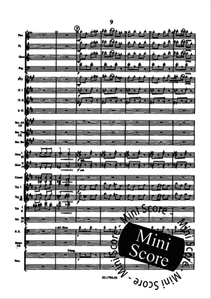 Marche Pour Harmonie Ou Fanfare Concert Band scores gallery preview page 15