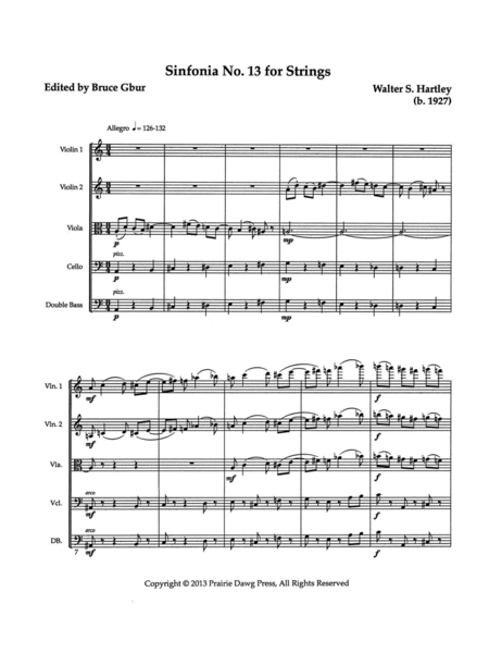 Sinfonia No. 13 for Strings