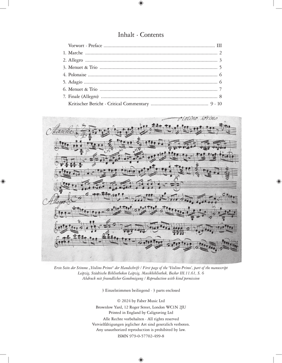 Serenade in C K648 'Ganz kleine Nachtmusik' Small Ensemble scores gallery preview page 2