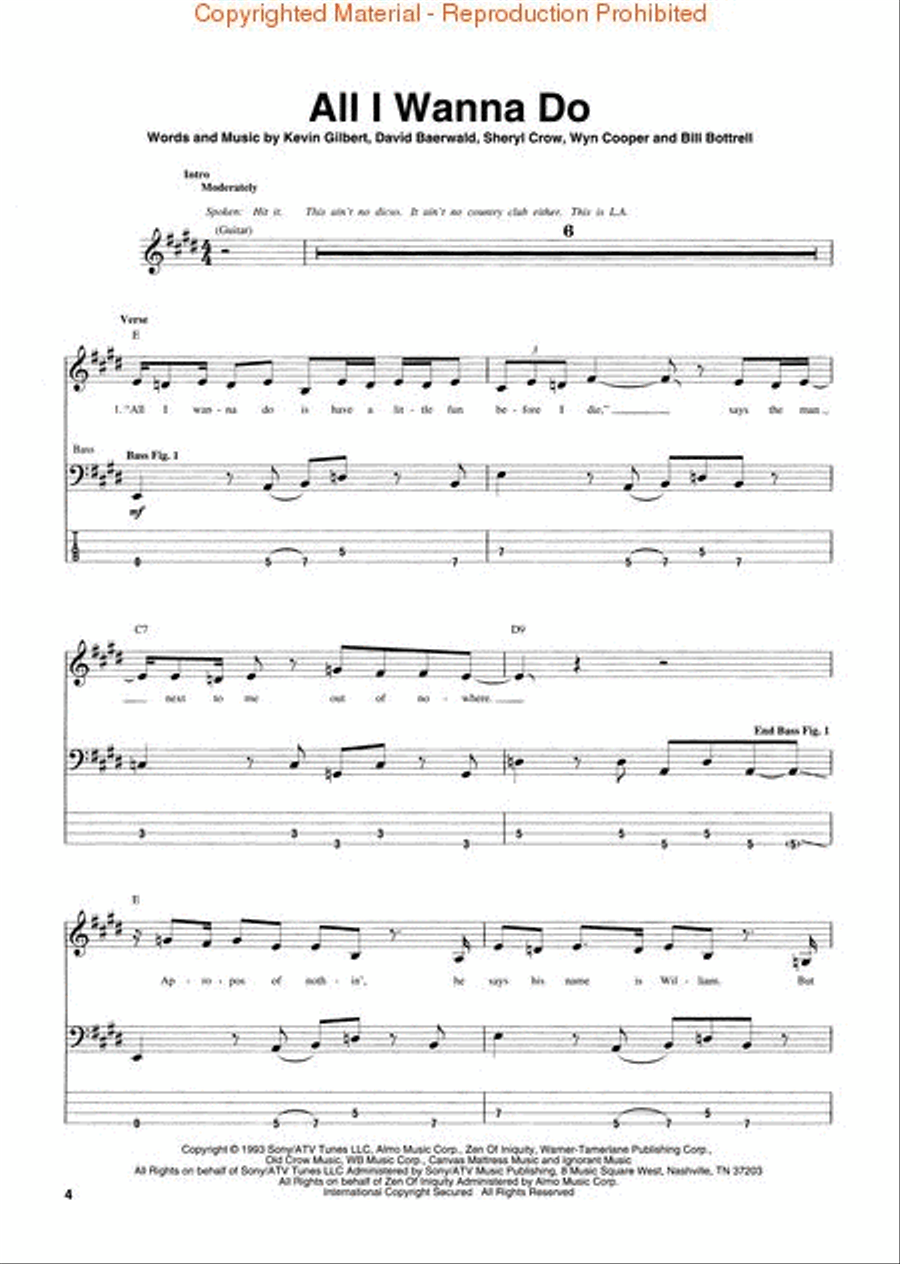 Pop/Rock Bass Bible Electric Guitar scores gallery preview page 2