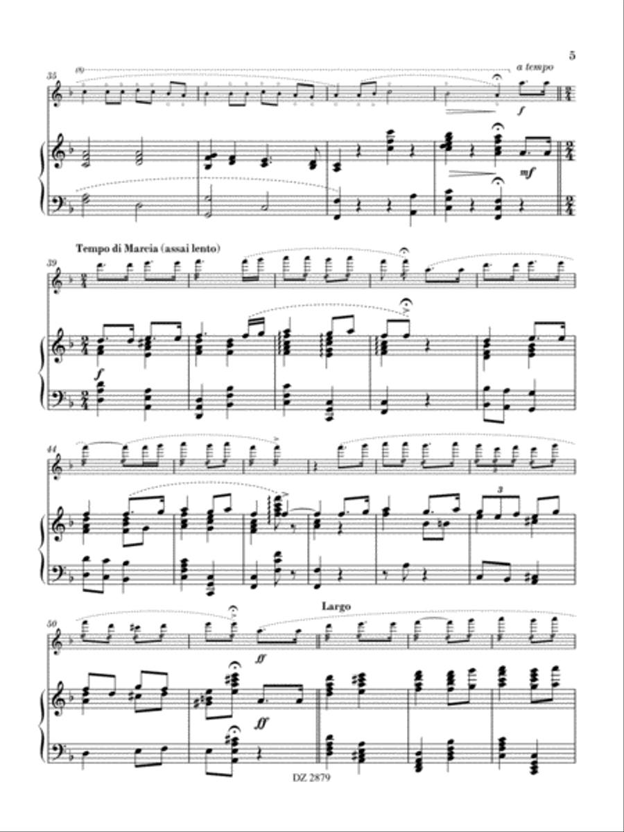 Airs populaires corses Piano Accompaniment scores gallery preview page 5