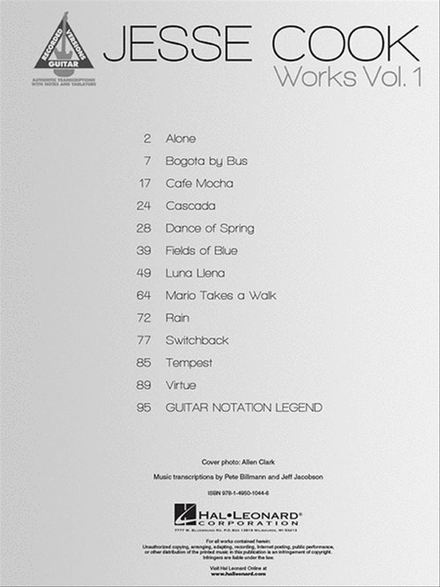 Jesse Cook - Works Vol. 1