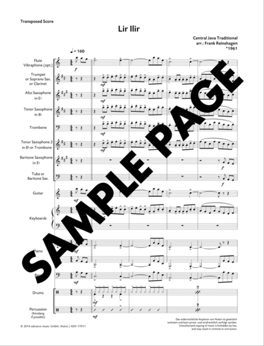 Lir Illir Big Band scores gallery preview page 2