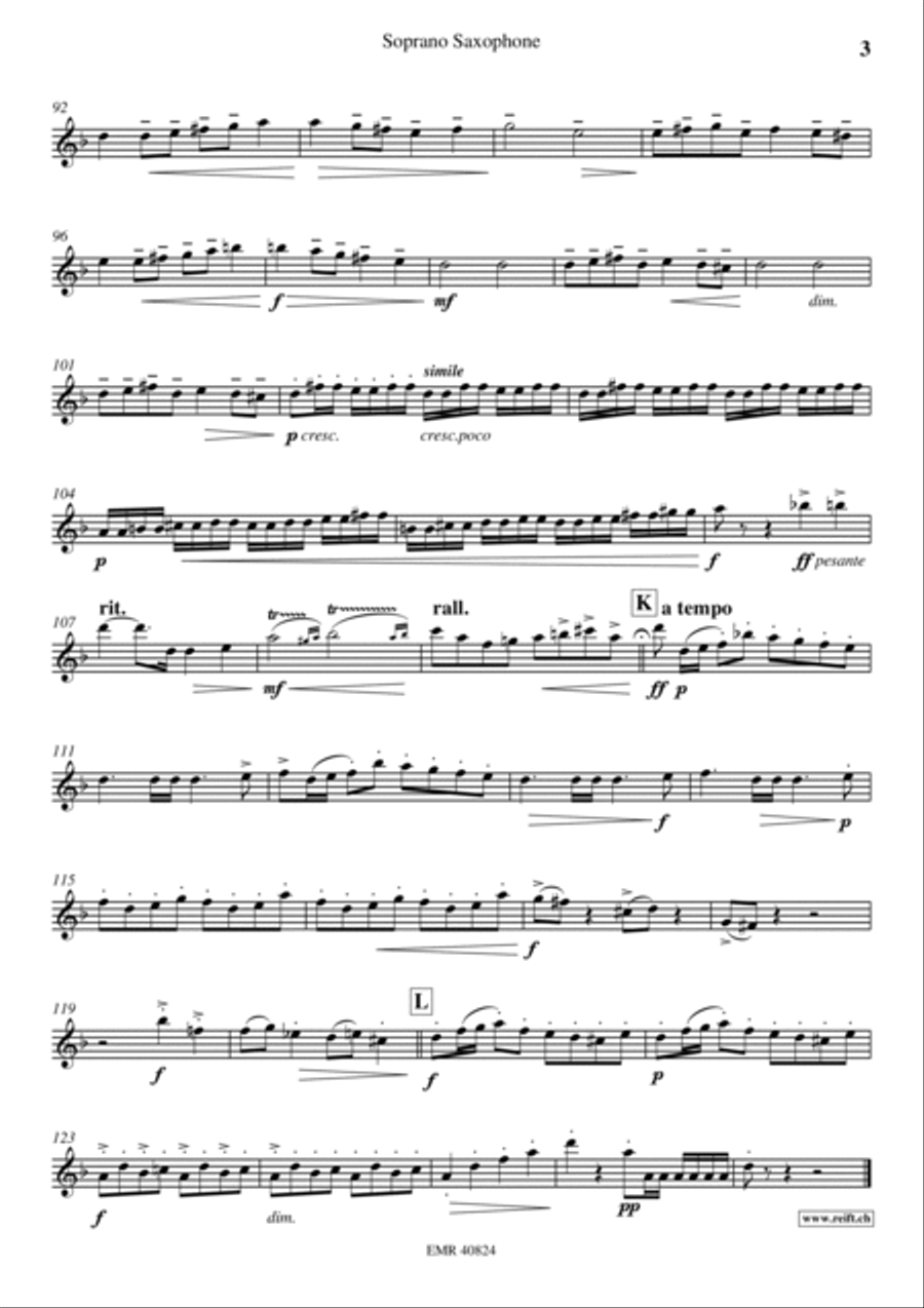Konzert-Etude Konzert-Etude Soprano Saxophone scores gallery preview page 4