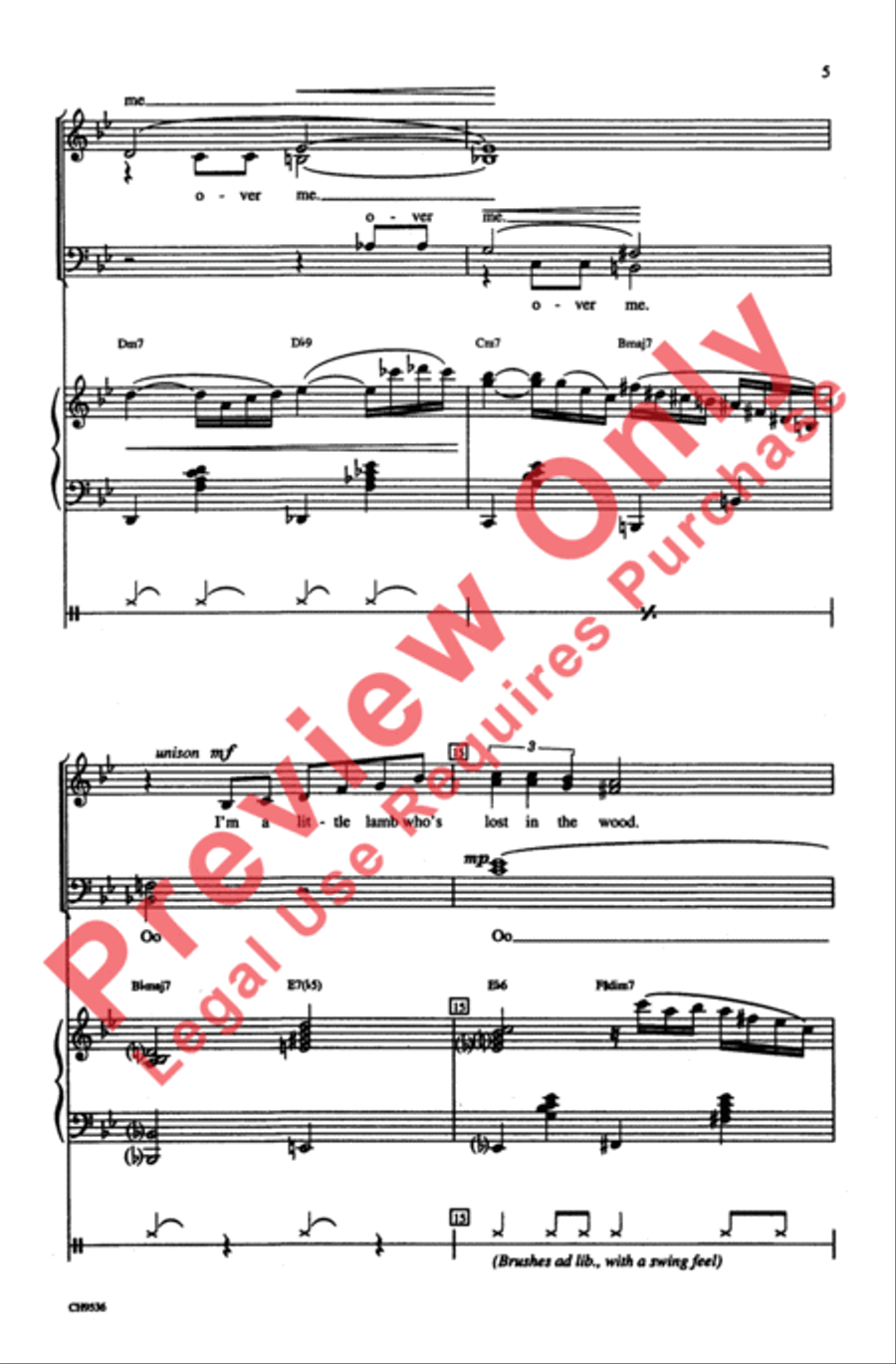 Someone to Watch Over Me Someone to Watch Over Me 4-Part scores gallery preview page 4