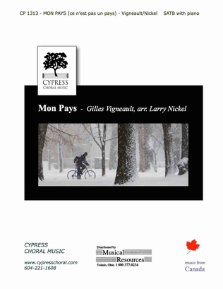 Book cover for Mon Pays