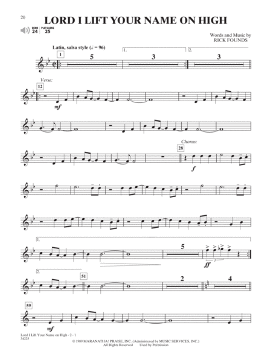 Top Praise & Worship Instrumental Solos Clarinet Solo scores gallery preview page 4