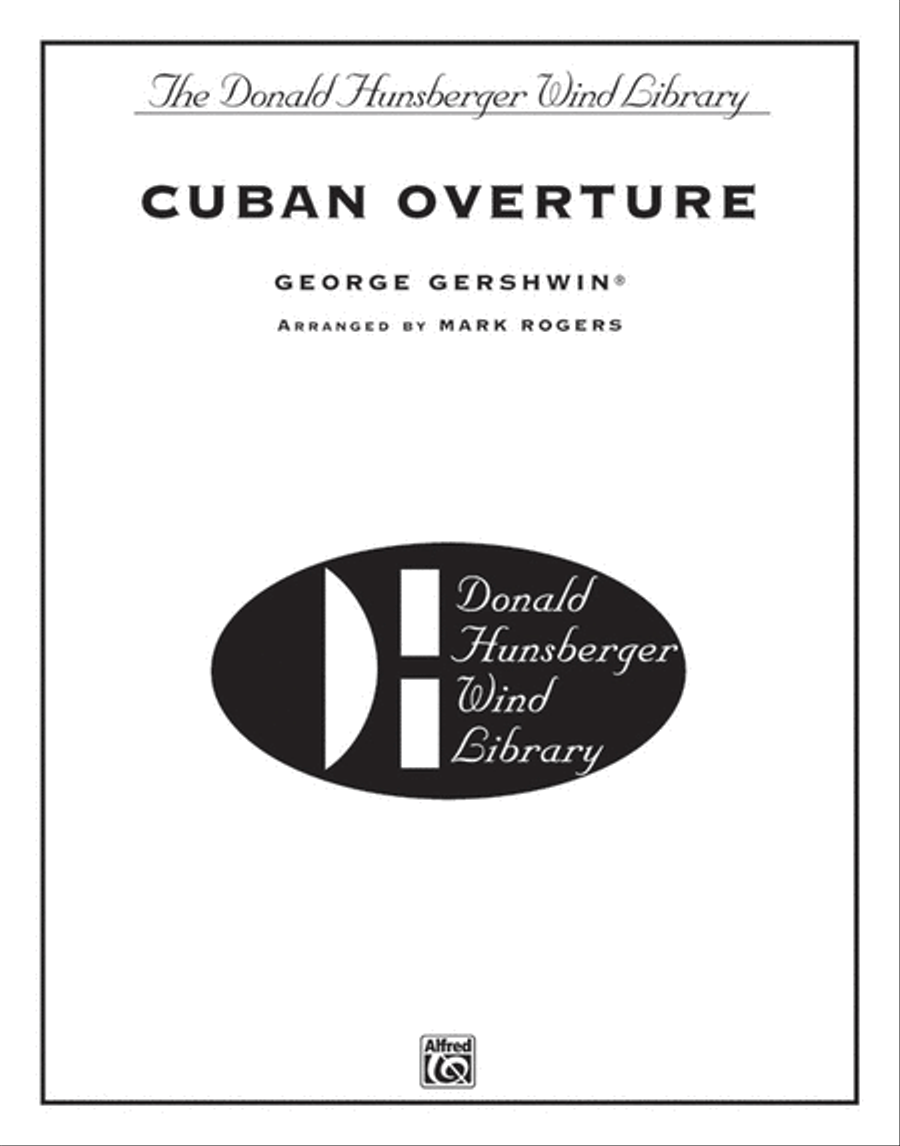 Cuban Overture Concert Band scores gallery preview page 1