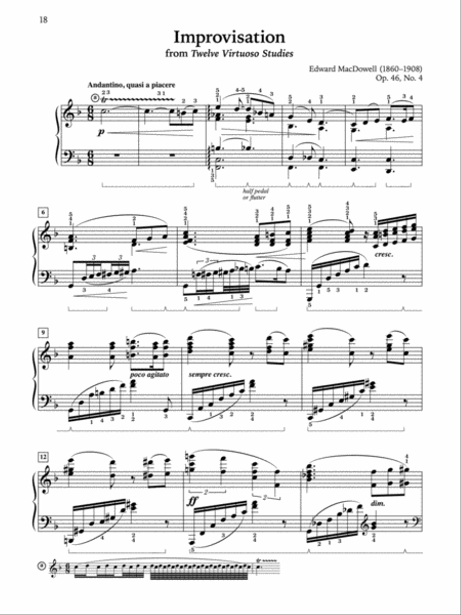Classics for the Advancing Pianist -- Edward MacDowell, Book 2 Piano Solo scores gallery preview page 7
