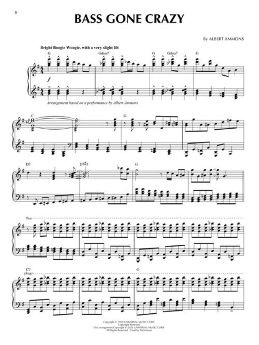 Boogie Woogie Piano Solo scores gallery preview page 5