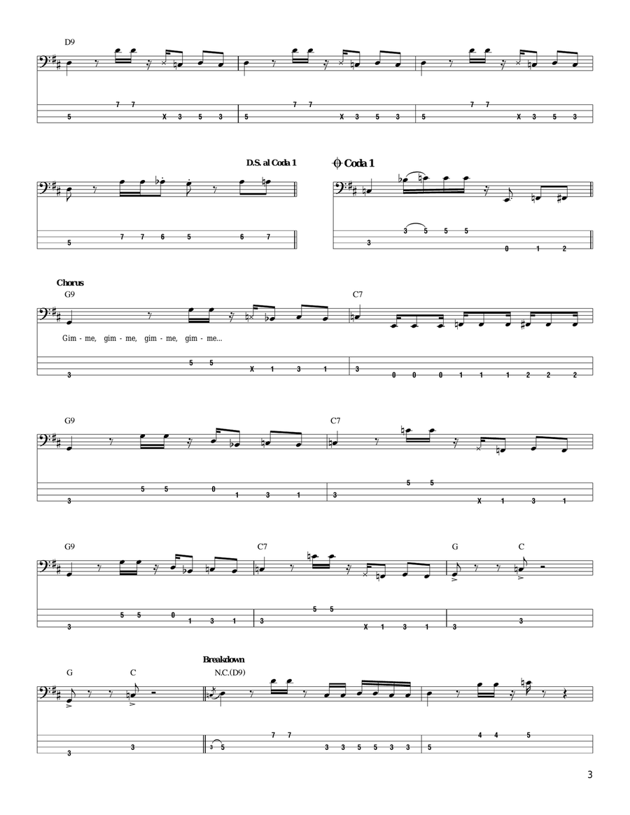 Cut The Cake Cut The Cake Acoustic Guitar scores gallery preview page 3