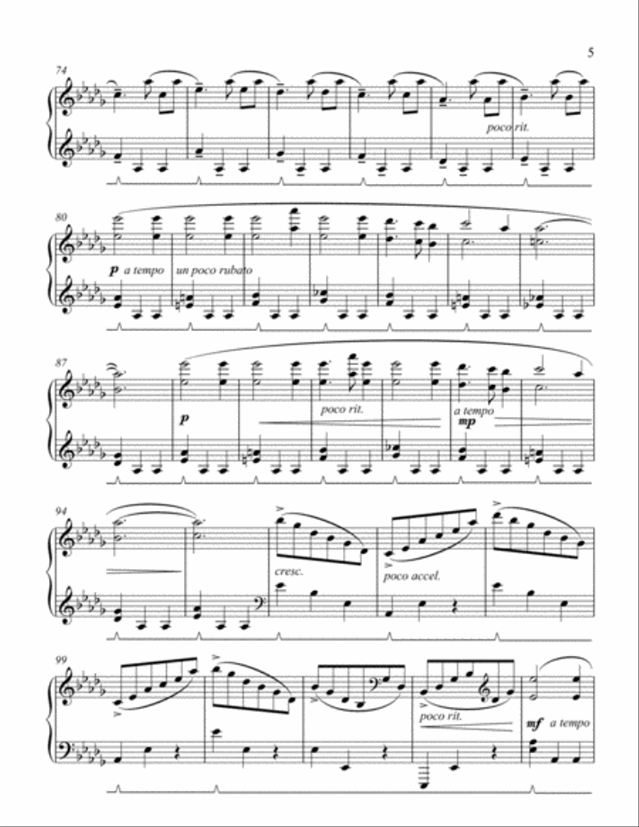 Waterfalls Waterfalls Piano Solo scores gallery preview page 5