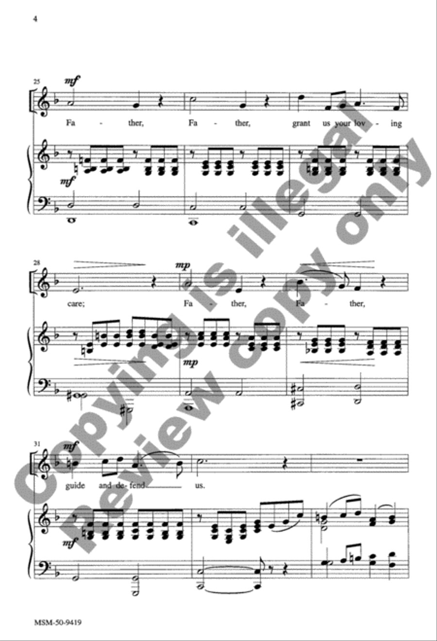 O Lord Most Holy O Lord Most Holy 3-Part scores gallery preview page 5