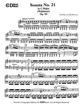 Sonata No. 21 In C Major (waldstein), Op. 53