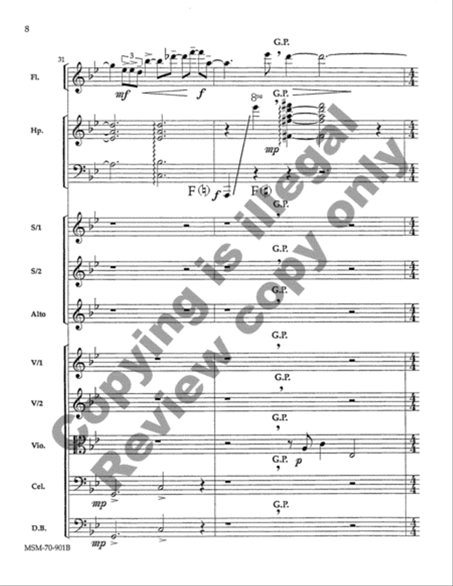 Song of Solomon (Full Score) Choir scores gallery preview page 19