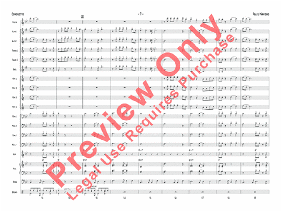 Feliz Navidad Jazz Ensemble scores gallery preview page 8