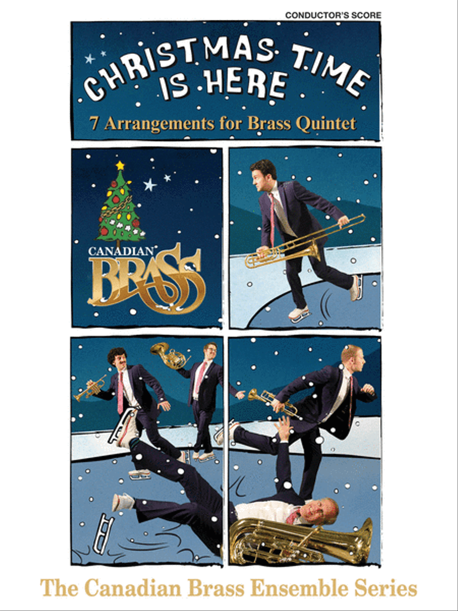 Christmas Time Is Here Brass Quintet scores gallery preview page 1