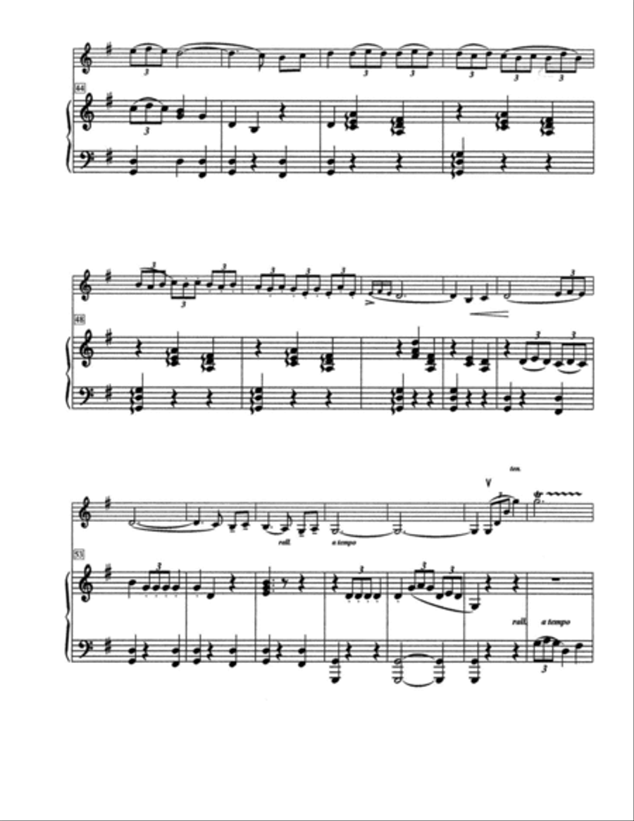 AMBIENTE DE TABERNA for violin and piano Violin Solo scores gallery preview page 5