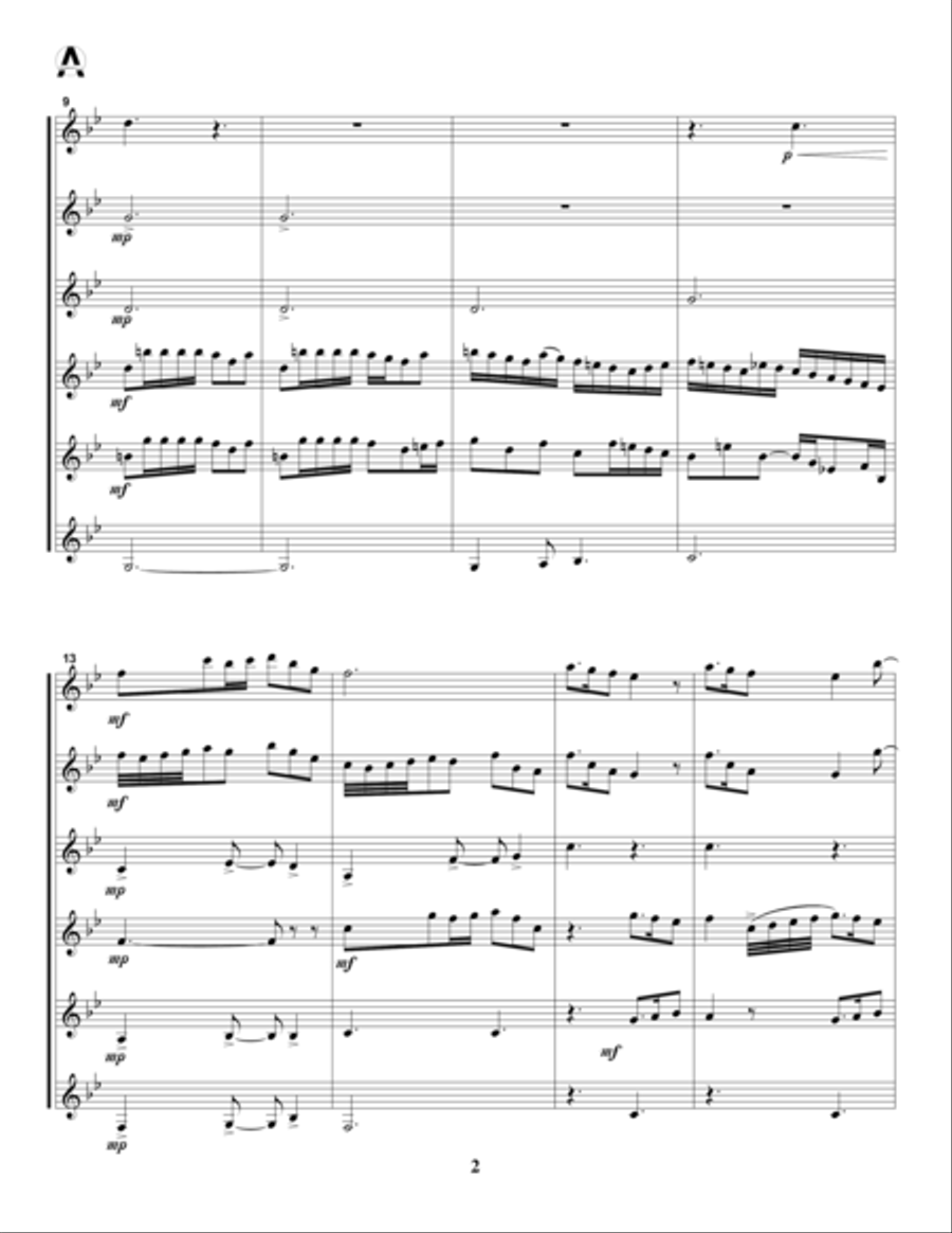 Cohen Wing Fanfare Cohen Wing Fanfare Trumpet scores gallery preview page 4