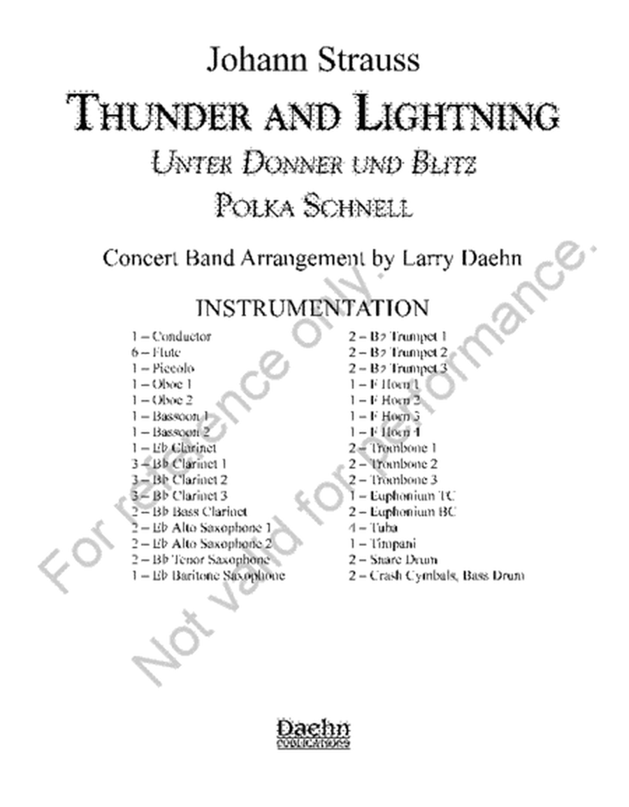 Thunder and Lightning image number null