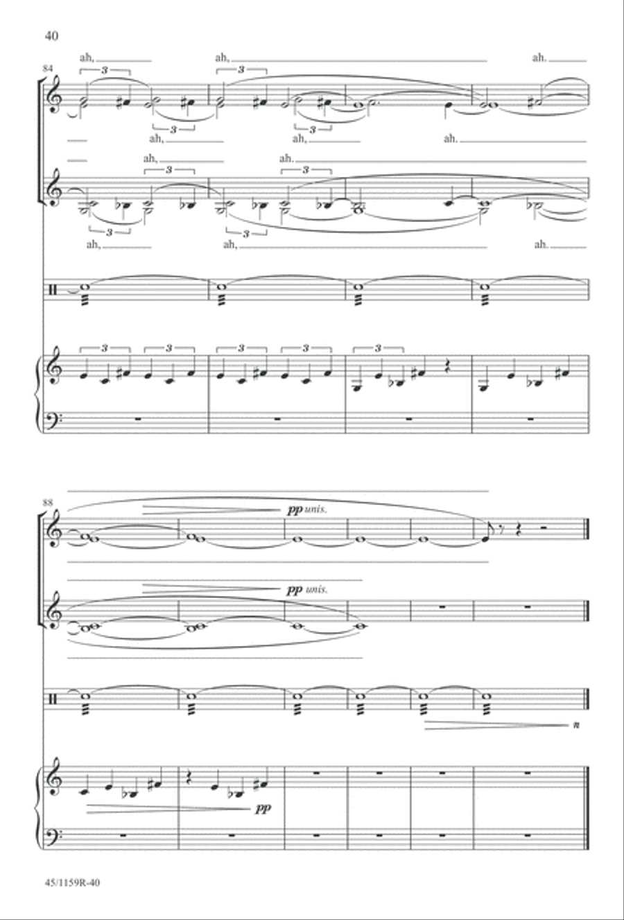 The Day of Hope - Choral/Full Score SSAA scores gallery preview page 40