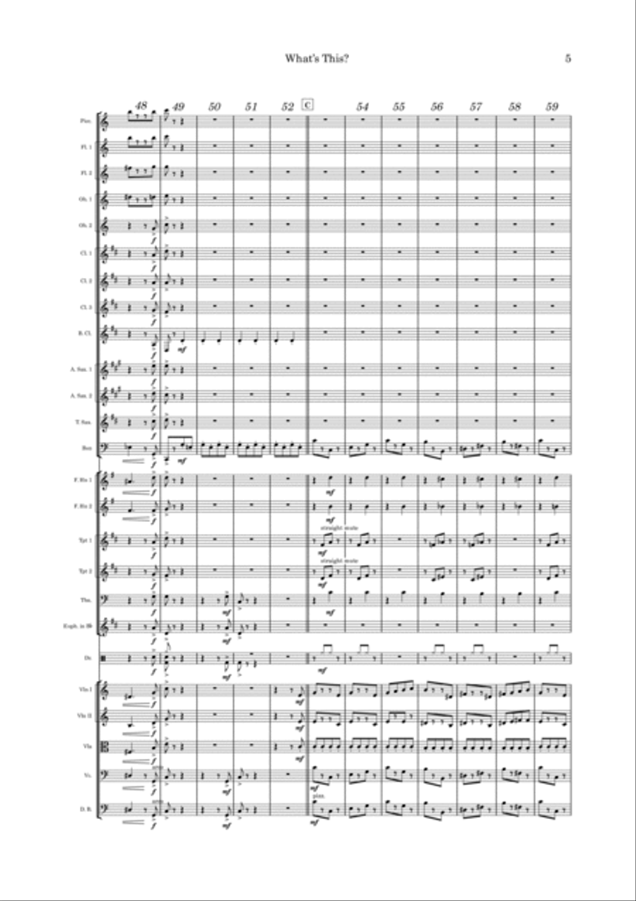 What's This? What's This? Full Orchestra scores gallery preview page 5