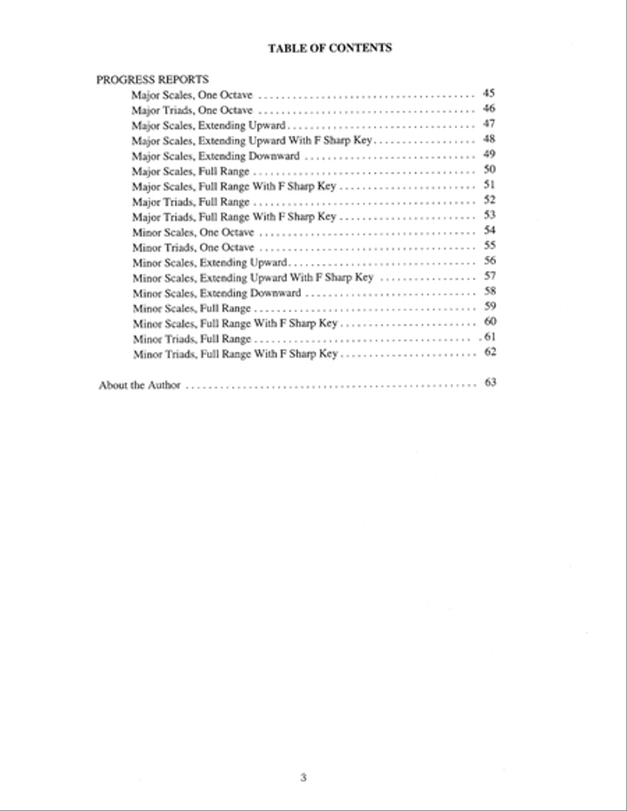 Sax Scales