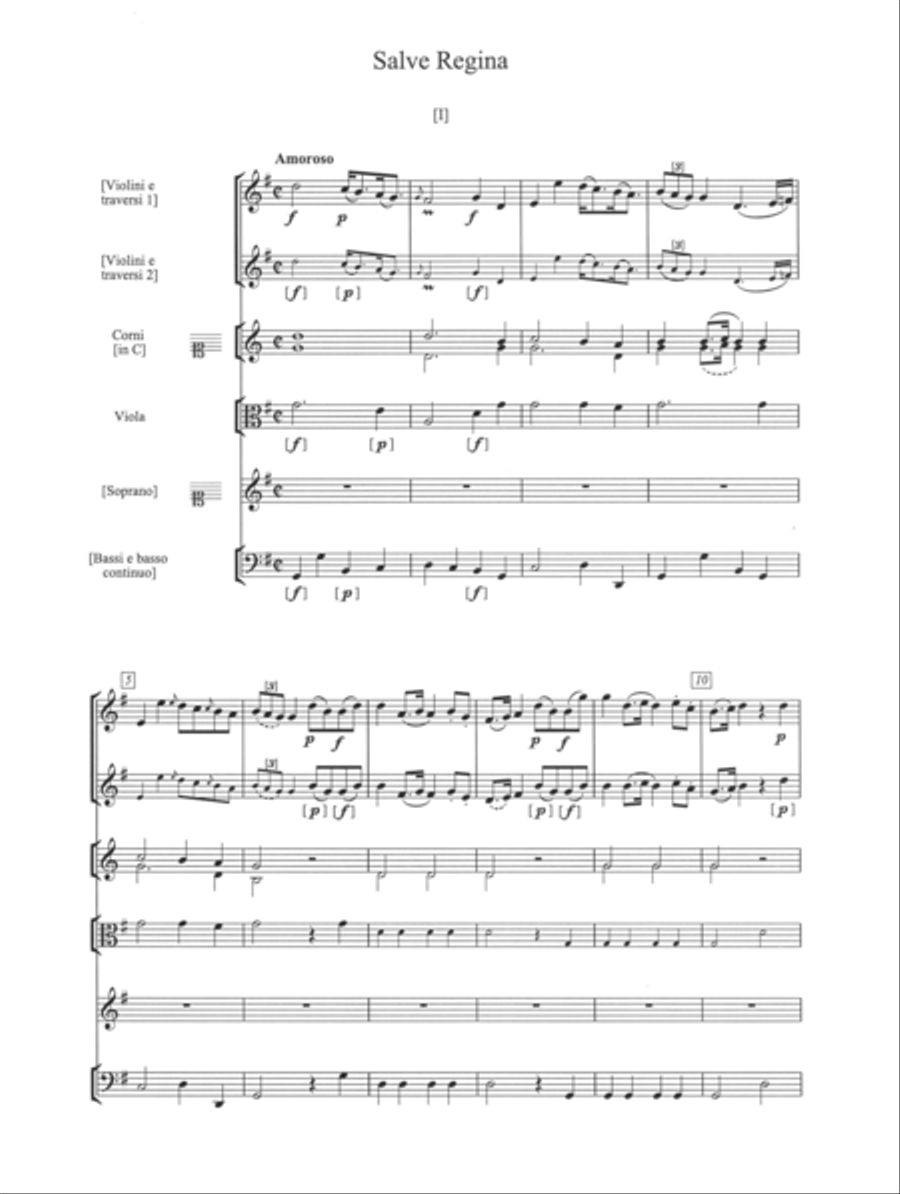 Motets Chamber Orchestra scores gallery preview page 2