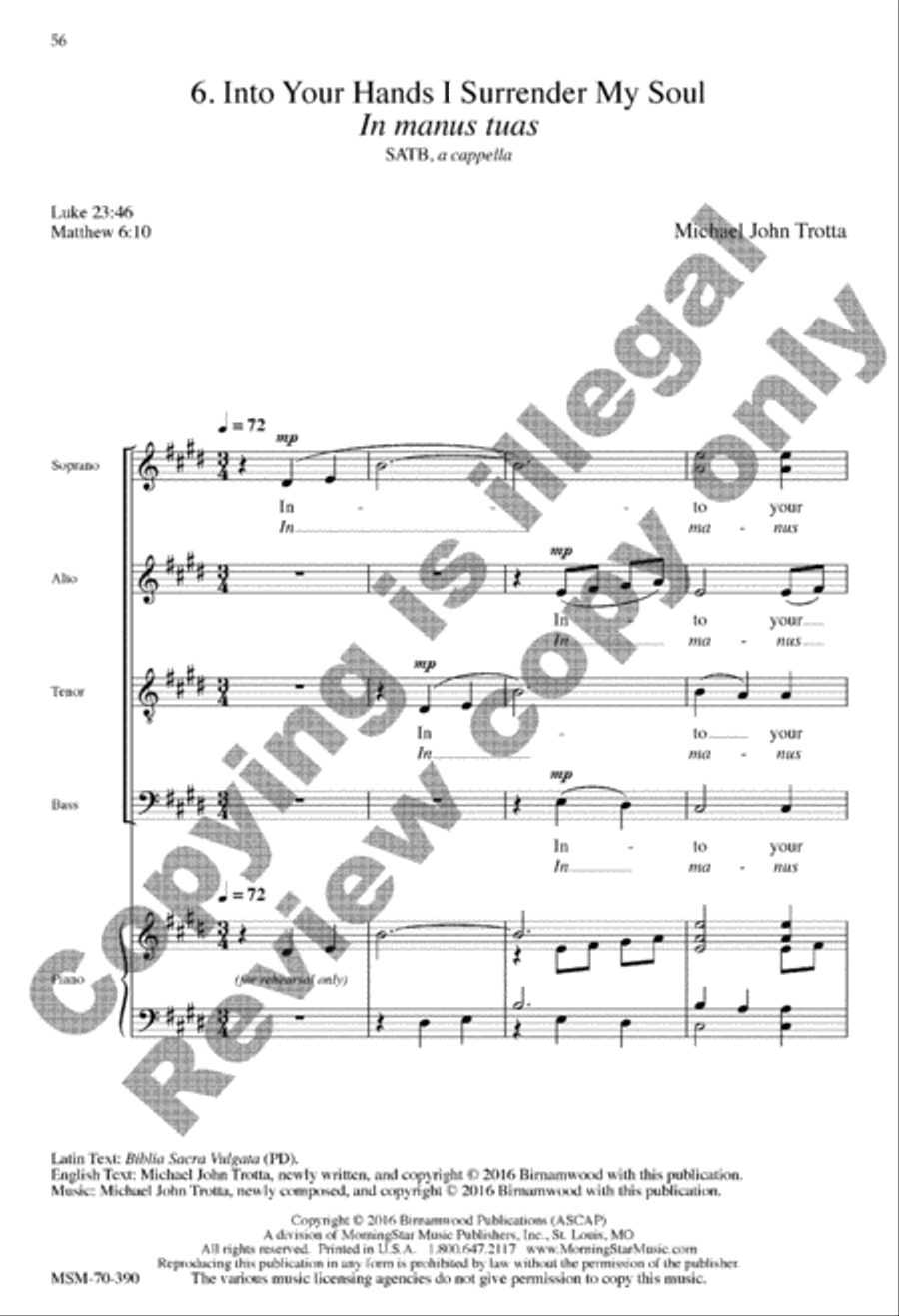Seven Last Words Seven Last Words 4-Part scores gallery preview page 32