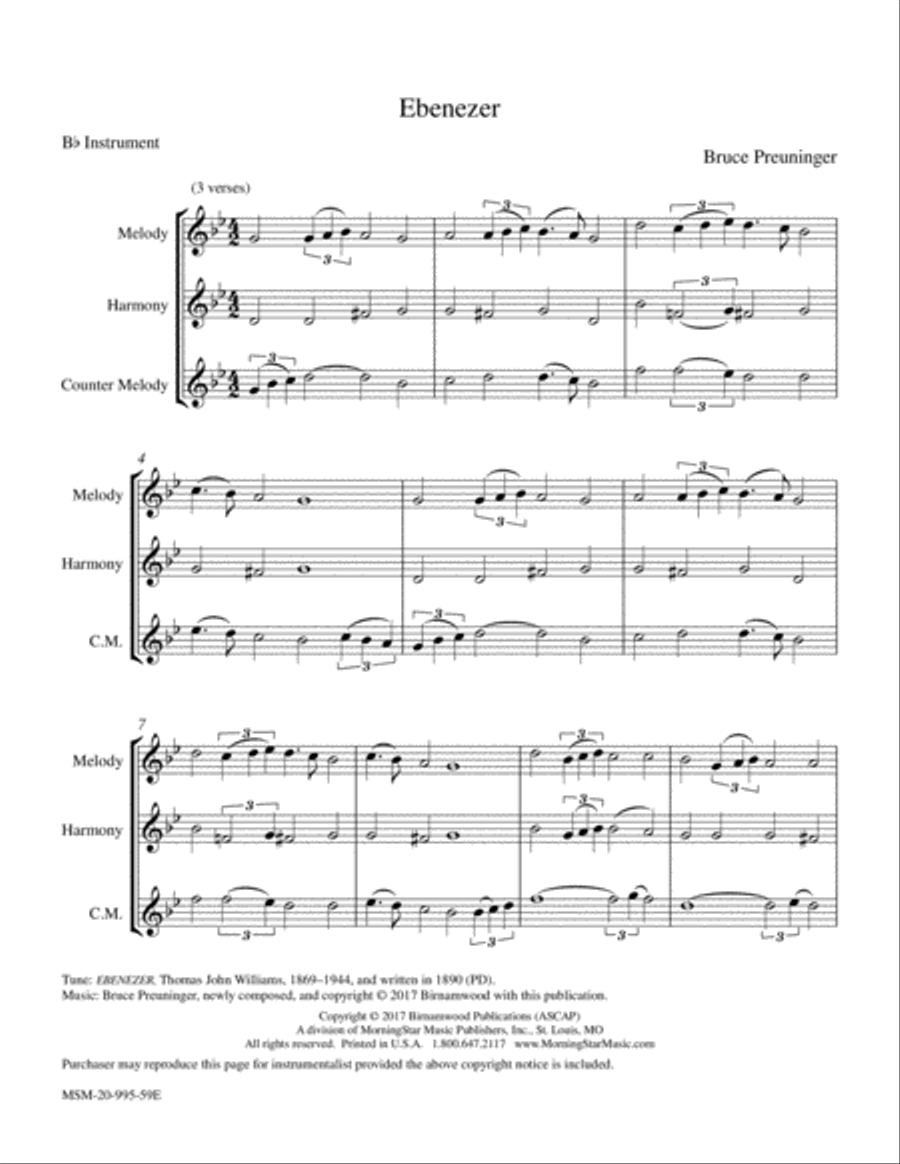 Ebenezer Ebenezer Piano and Keyboard scores gallery preview page 3
