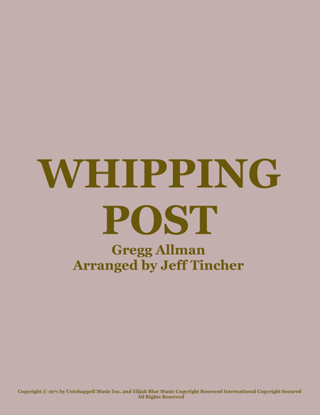 Whipping Post image number null