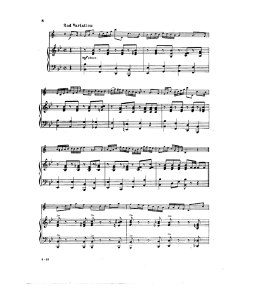 Columbian Fantasy Columbian Fantasy Concert Band scores gallery preview page 9