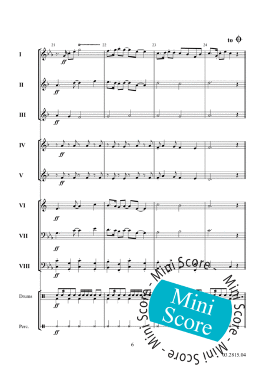 Paseo de Otono Concert Band scores gallery preview page 10