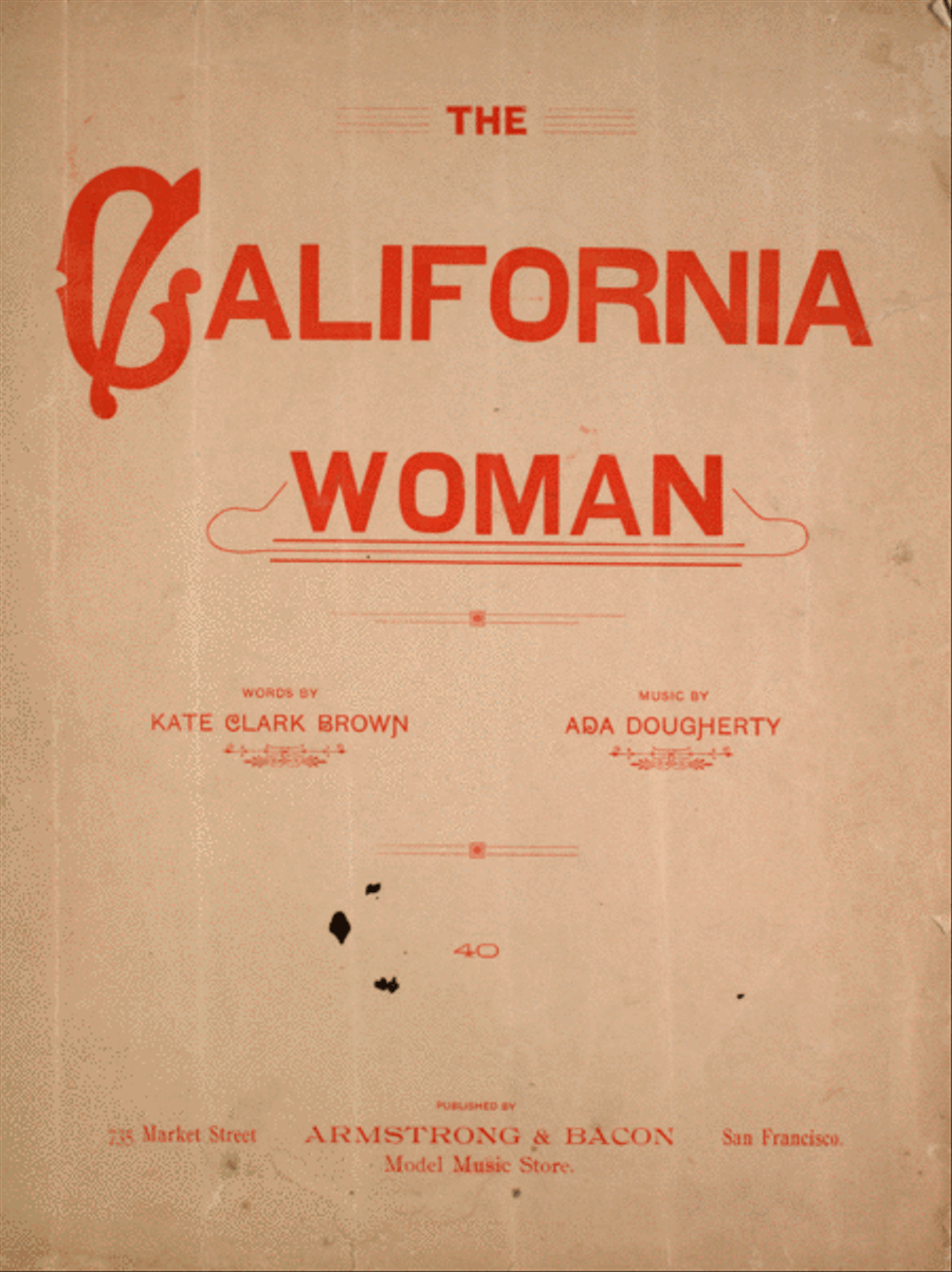 The California Woman Voice scores gallery preview page 1