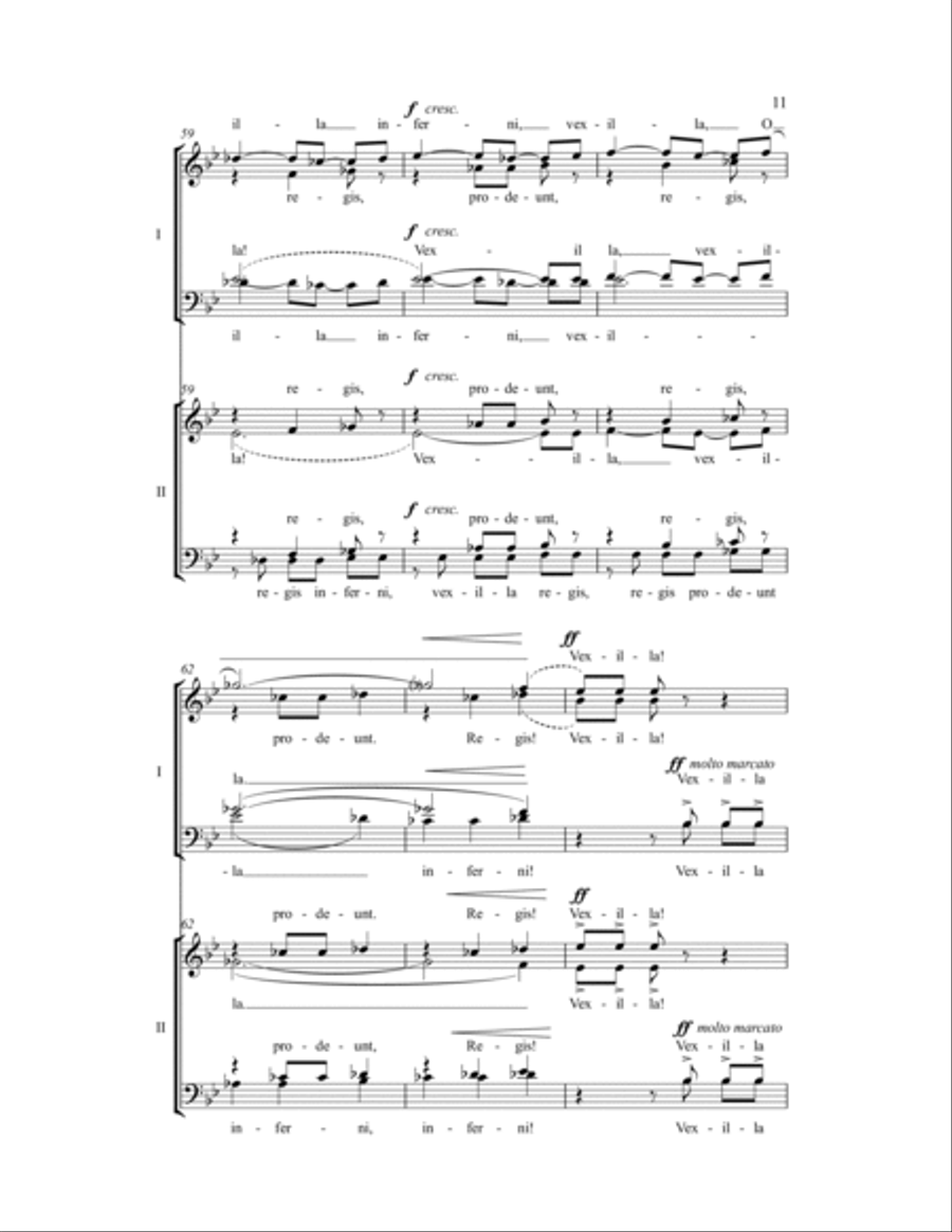 We Beheld Once Again the Stars 4-Part scores gallery preview page 15