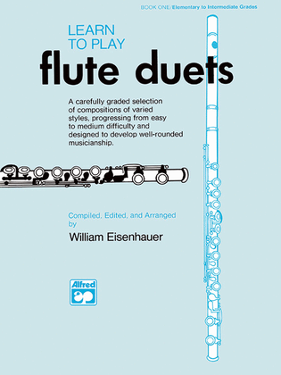 Book cover for Learn to Play Flute Duets