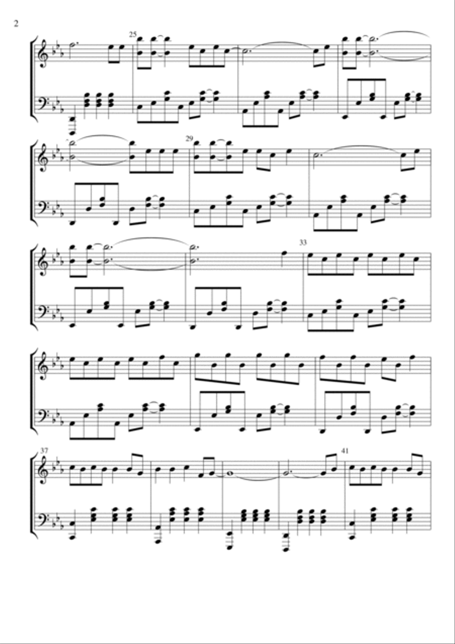 Apologize Apologize Piano Solo scores gallery preview page 2