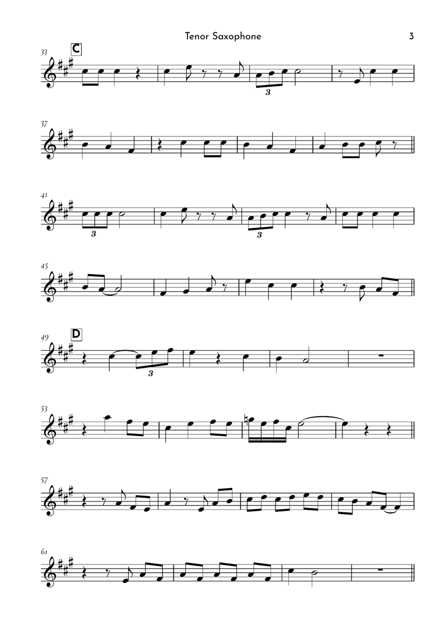 If I Ain't Got You If I Ain't Got You Tenor Saxophone scores gallery preview page 3