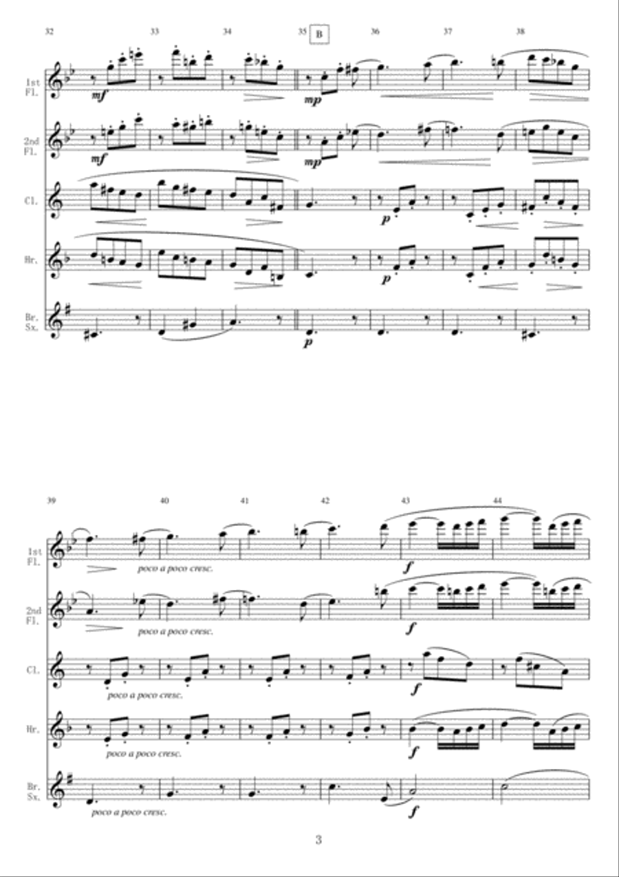 <Wind Quintet> Spring Song from 