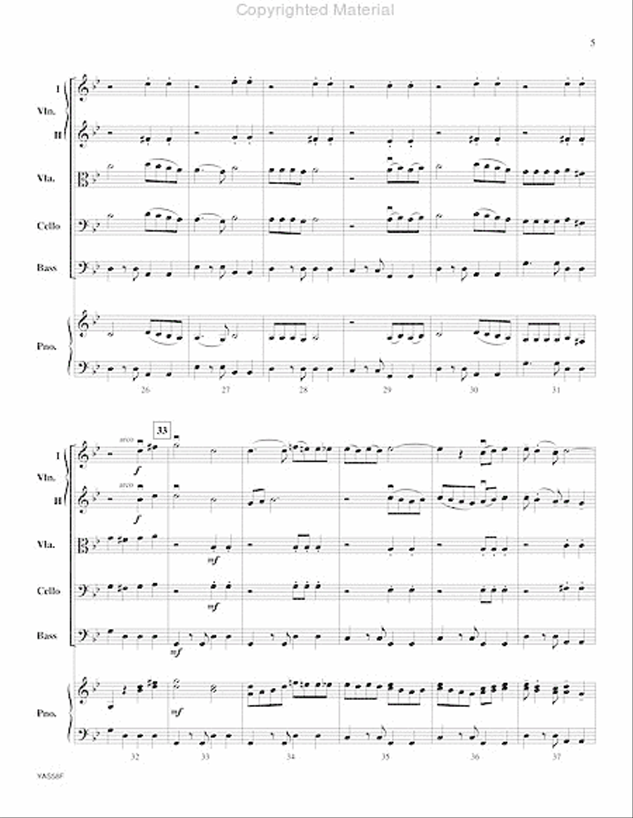 Tango Espressivo String Orchestra scores gallery preview page 6
