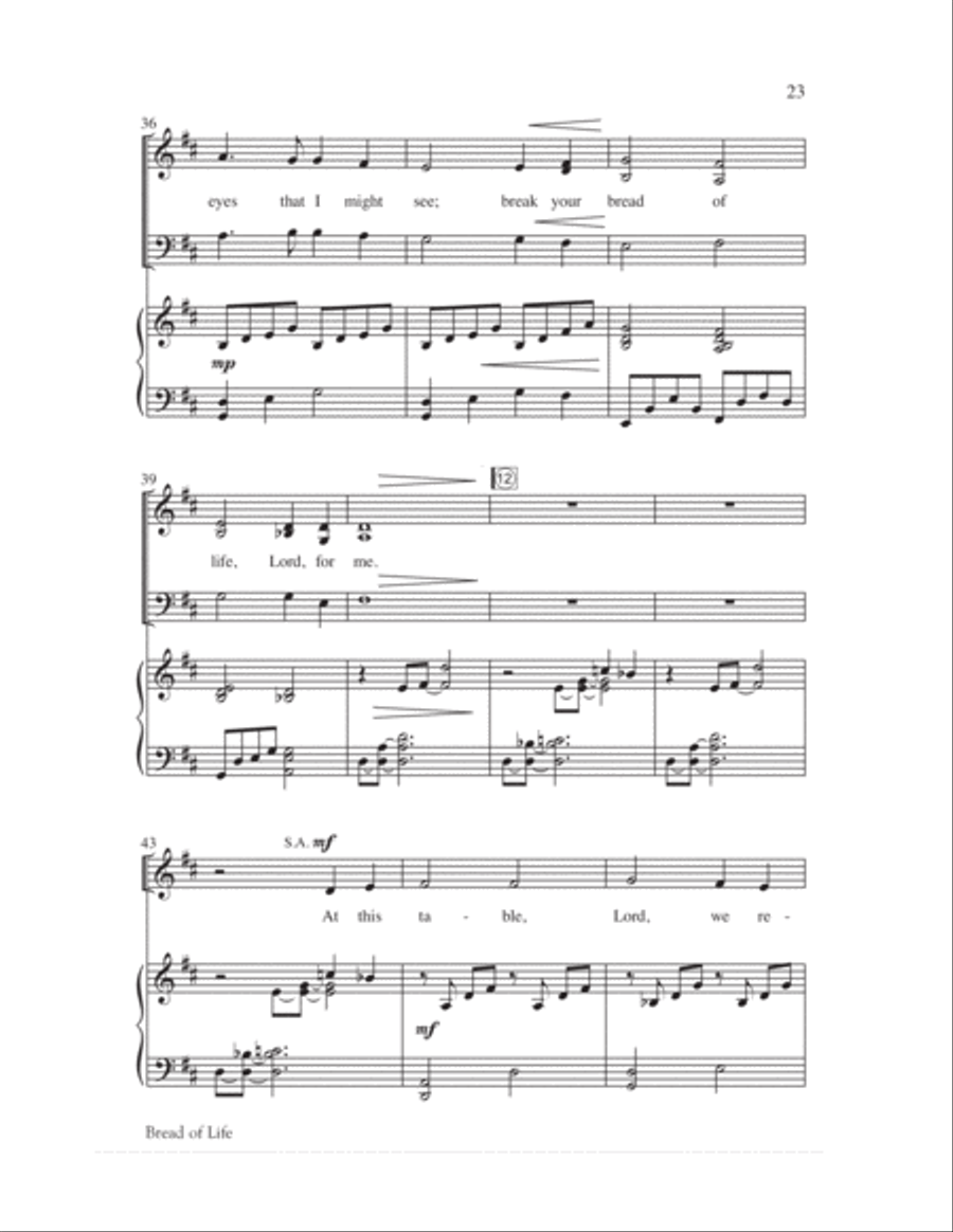 We Remember Calvary (SAB) 3-Part scores gallery preview page 26